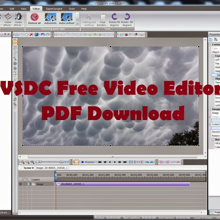 VSDC free Video помощь