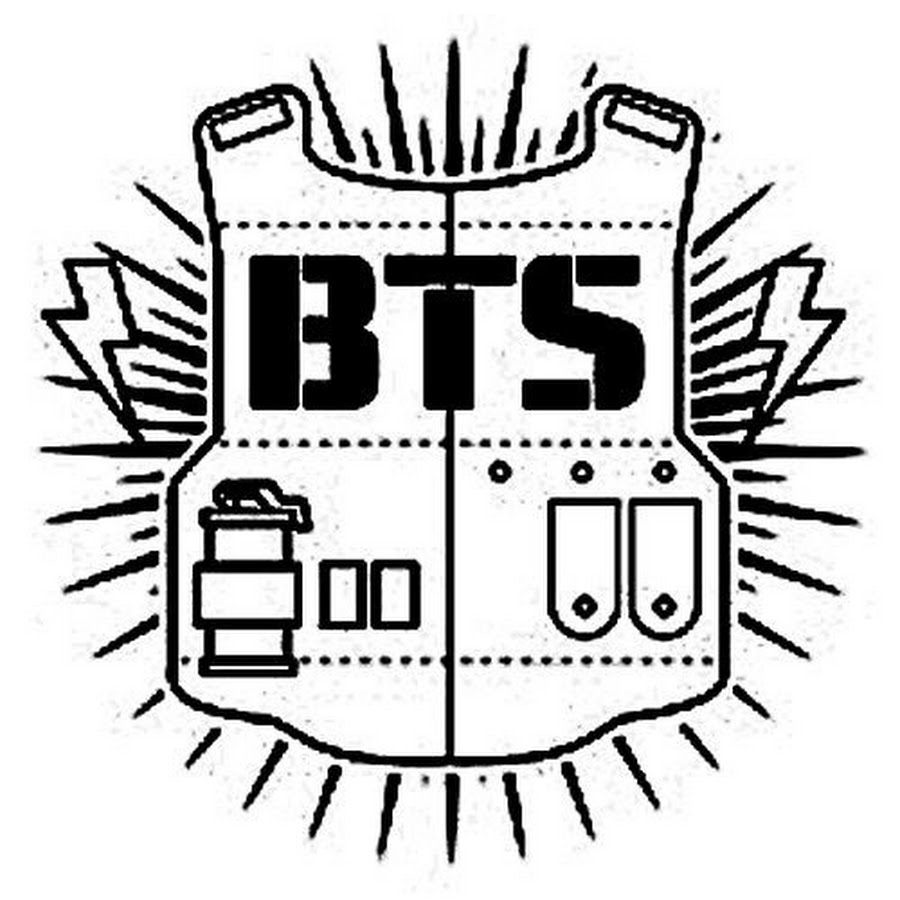 Эмблема BTS для срисовки