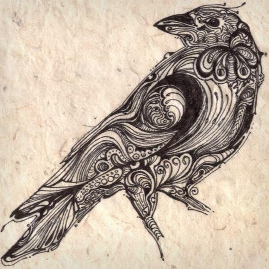 Птица в кельтском стиле