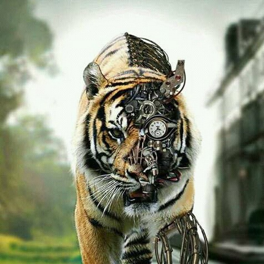 Тигр стимпанк