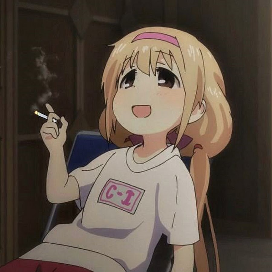 Курящий аниме
