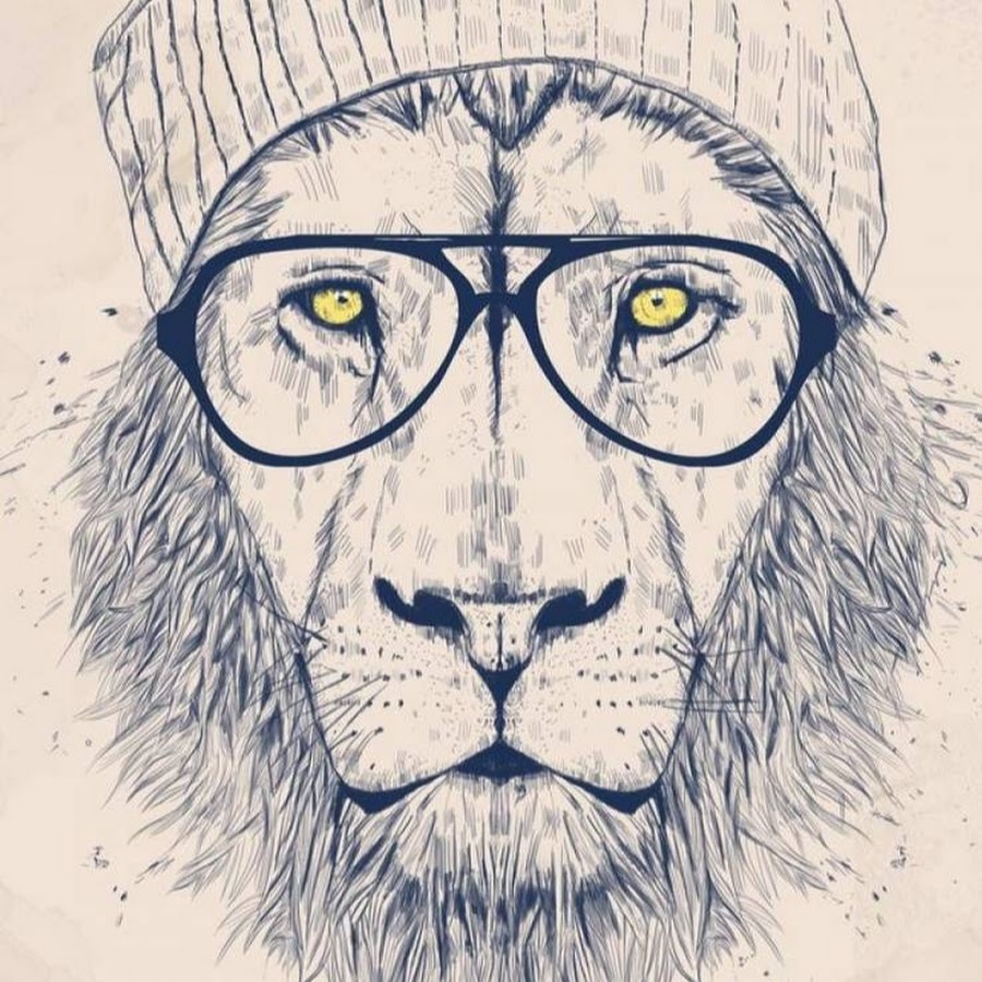 Голова Льва в очках