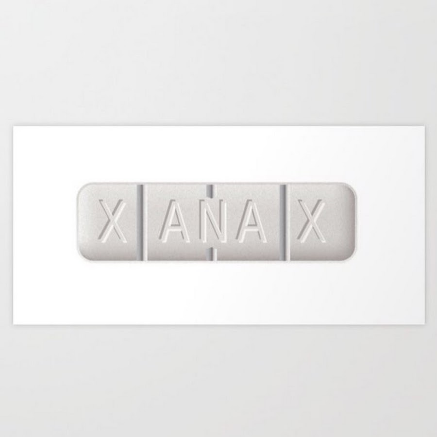 Тату эскиз xanax