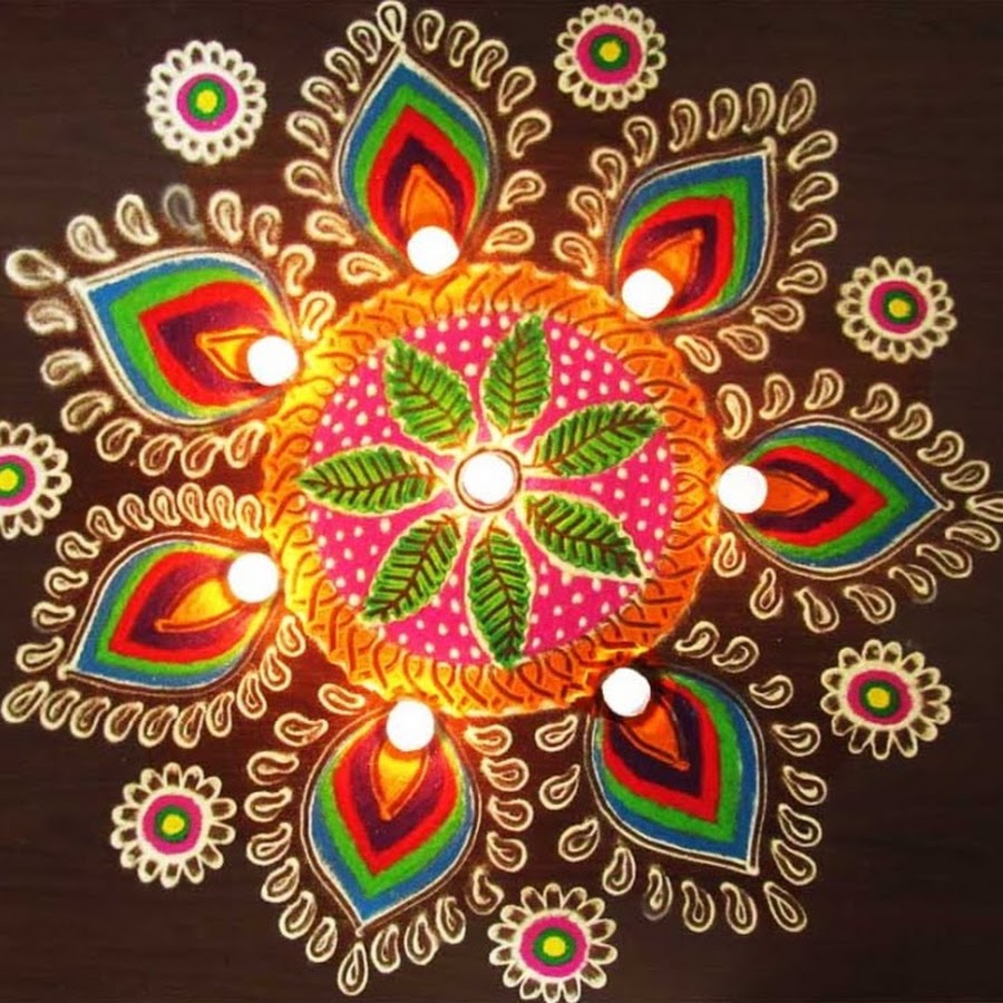Rangoli by Pooja Totala - YouTube