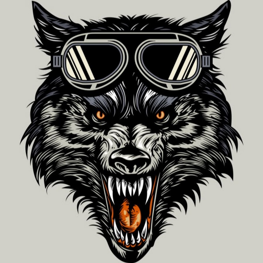 Крутой волк в очках