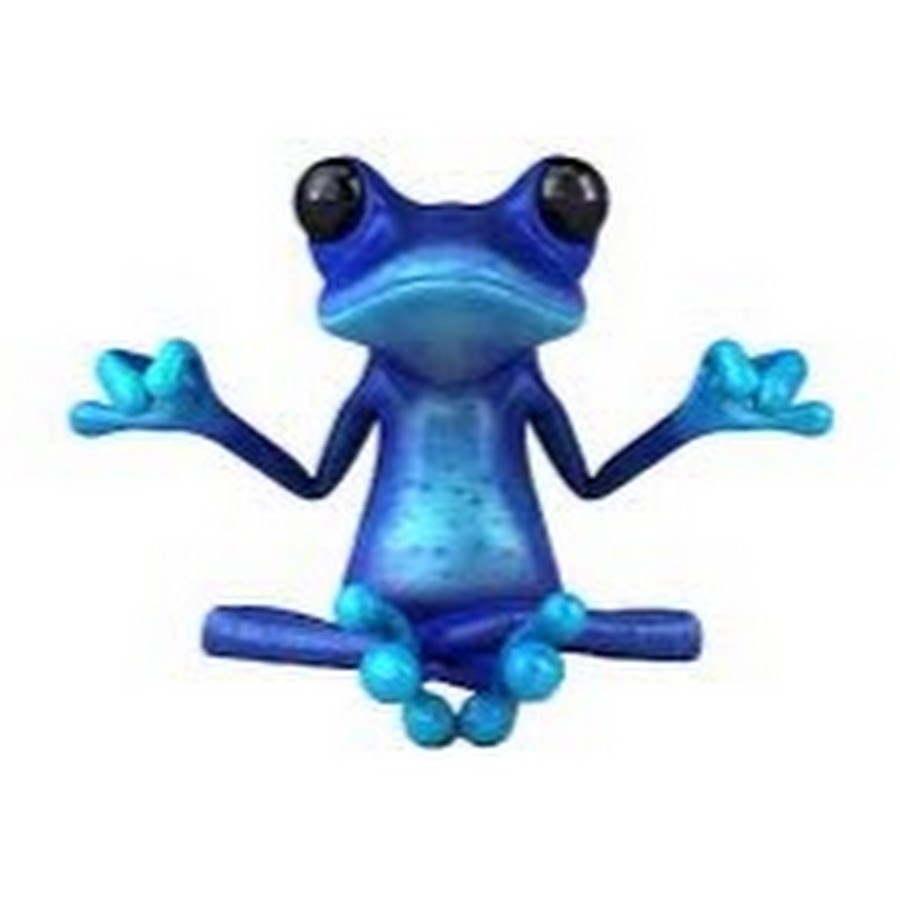 Ава голубой лягушки