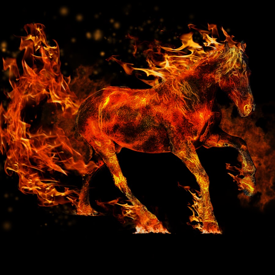 Картина конь огонь - 81 фото