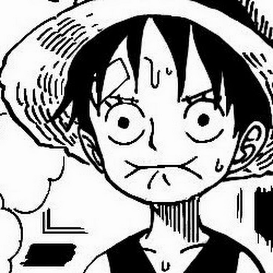 Manga Luffy face