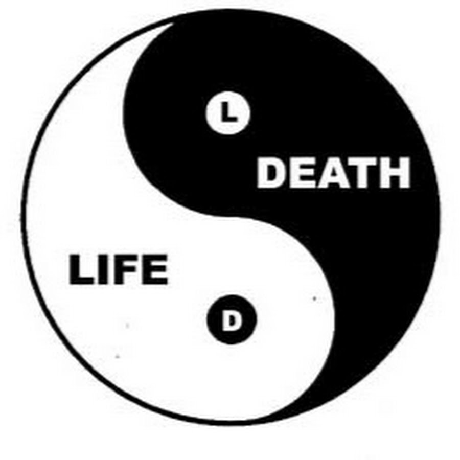 Life n. Life and Death. Logo Death and Life.