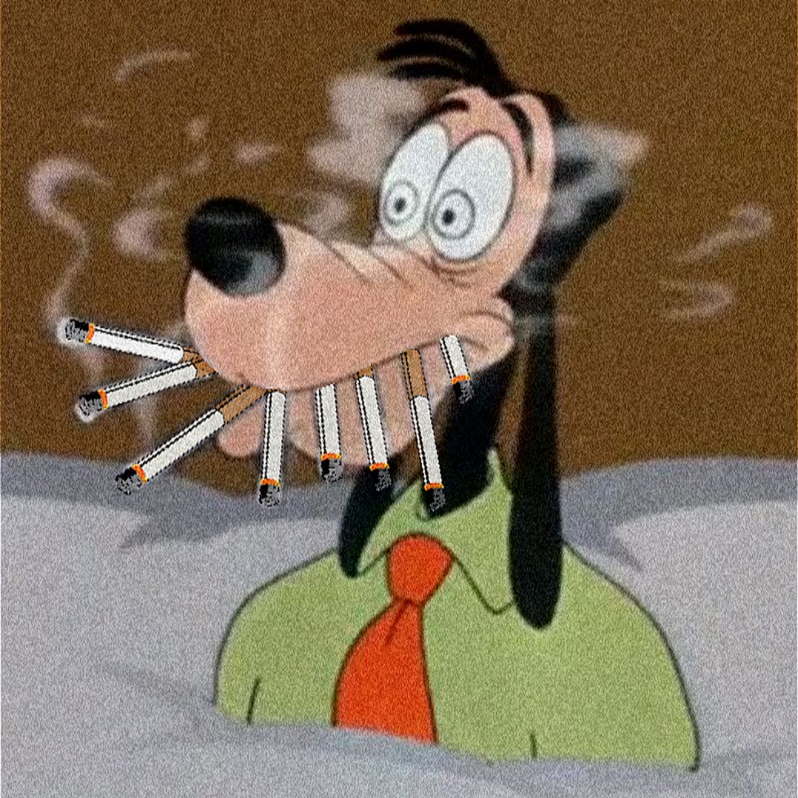Гуфи курит мультфильм