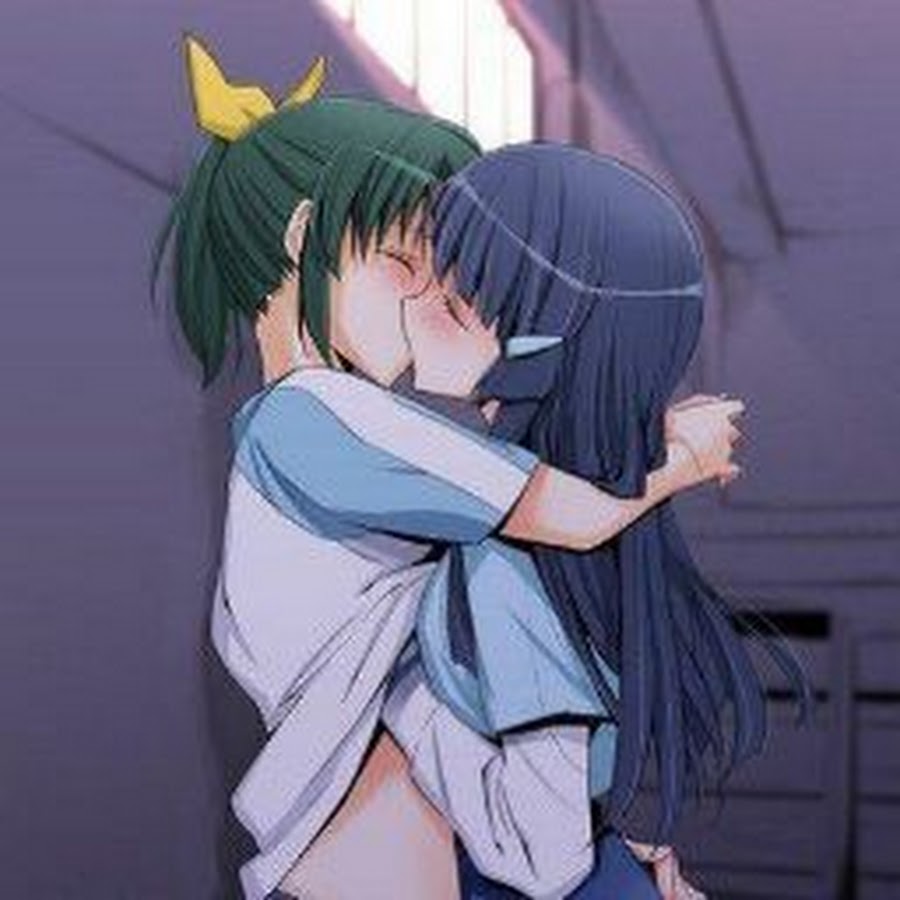 Hentai lesbian kissing фото 70