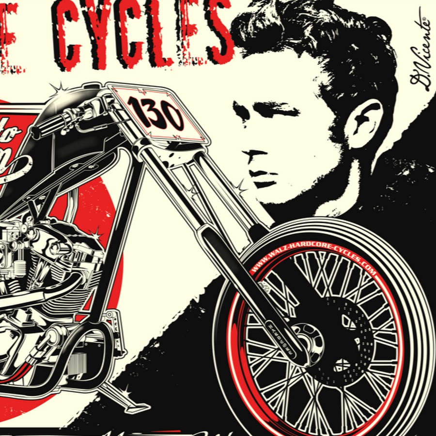 Плакат мотоцикл
