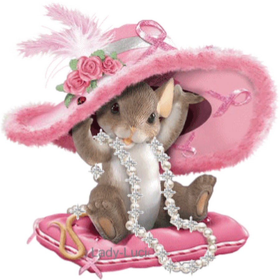 Мышь в шляпке