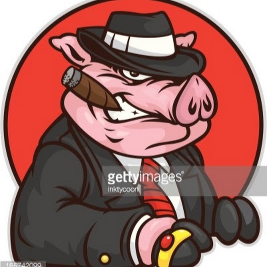 Свинья с сигарой