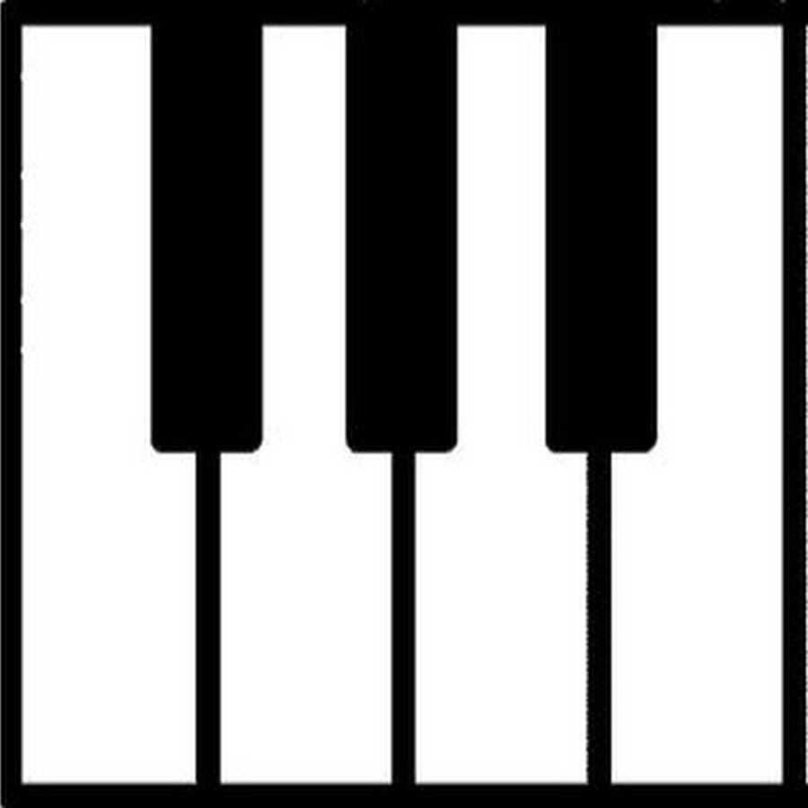Клавиши пианино иконка