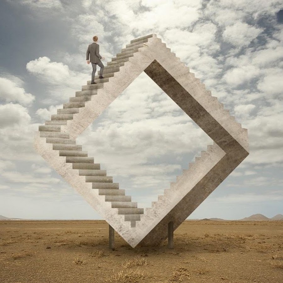 Иллюзия лестница