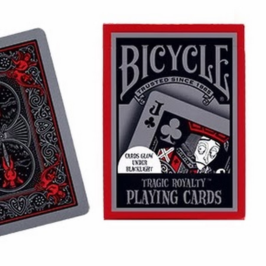 Игральные карты Bicycle Royalty. Bicycle tragic Royalty в темноте. Карты Bicycle светящиеся. Tragic Royalty Cards.