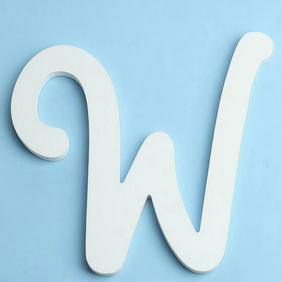 W words. W Letter White.