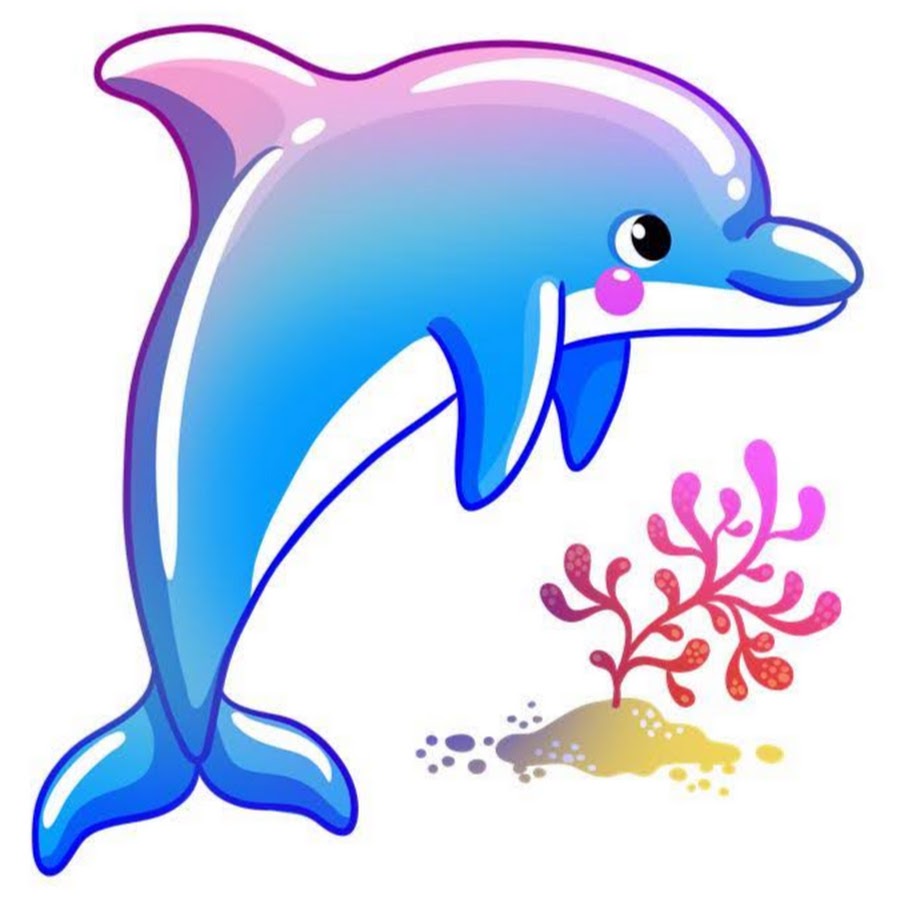 Дельфин из мультика