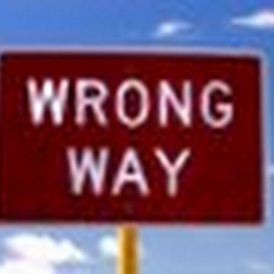 Wrong way. Click way