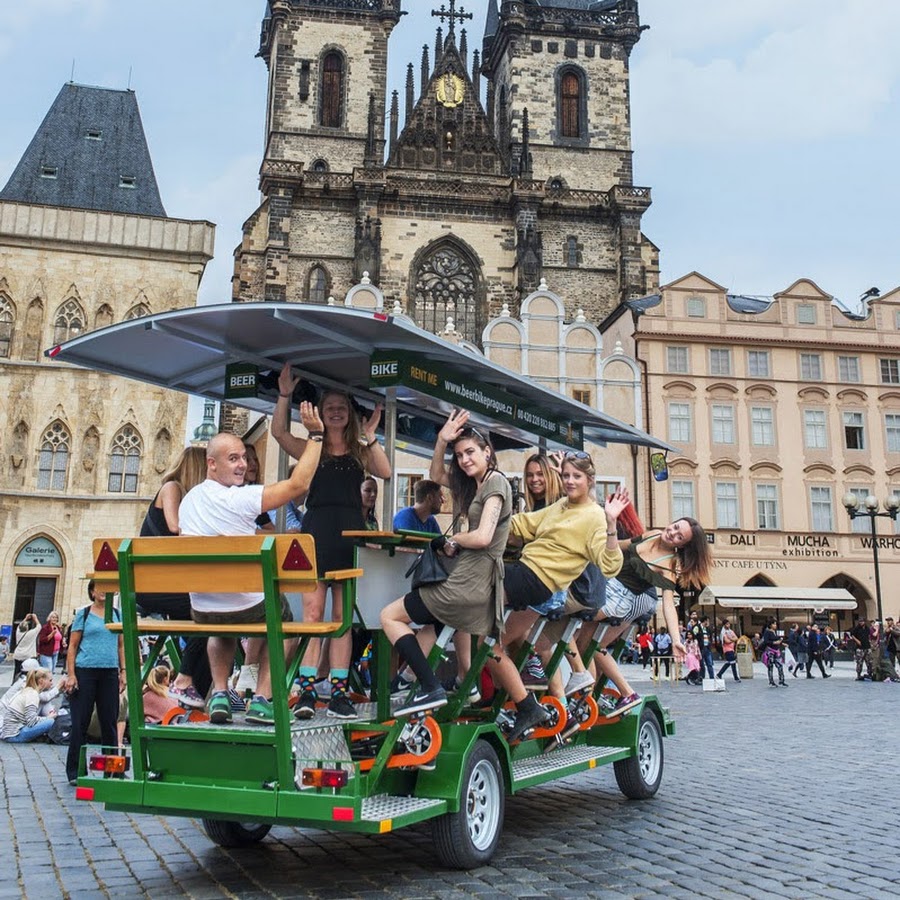 Beer Bike Prague - YouTube