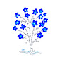 i fiori blu premio