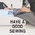 Have a good sewing 해브어굿소잉