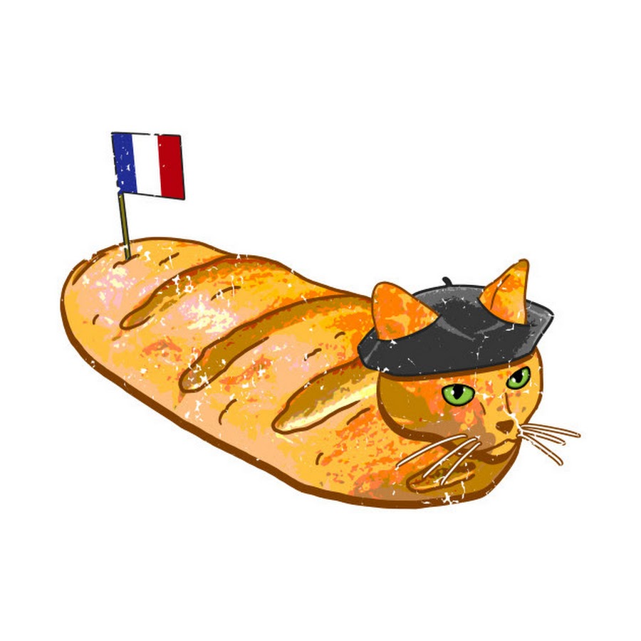 Cat and baguette hotsell