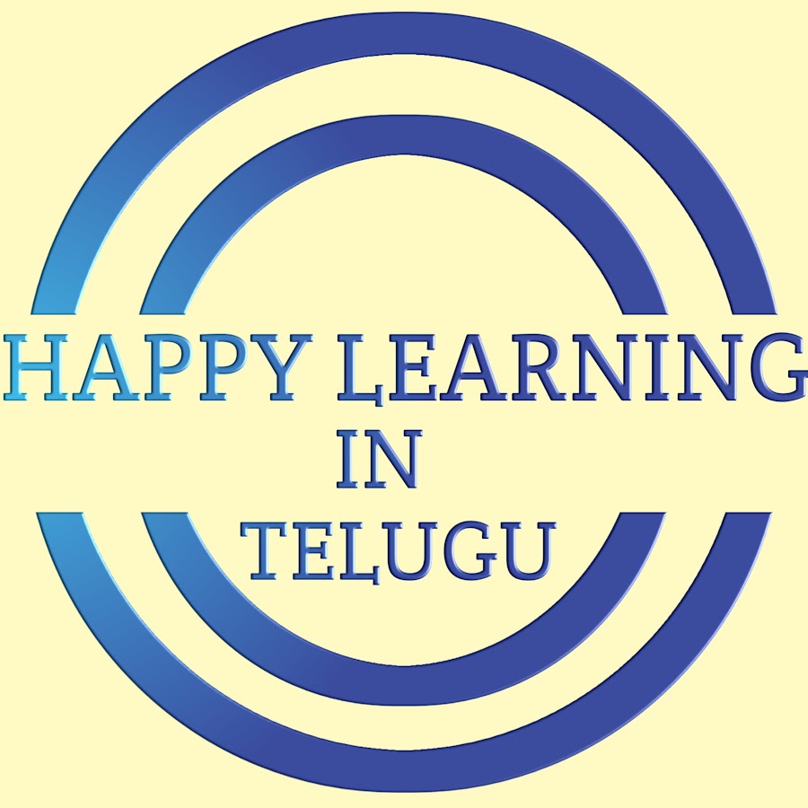 Happy Learning In Telugu - YouTube Happy Learning In Telugu