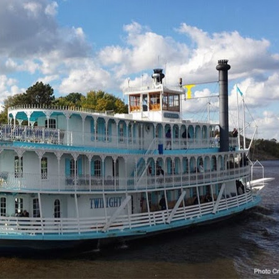 Riverboat Twilight - Mississippi River Cruise