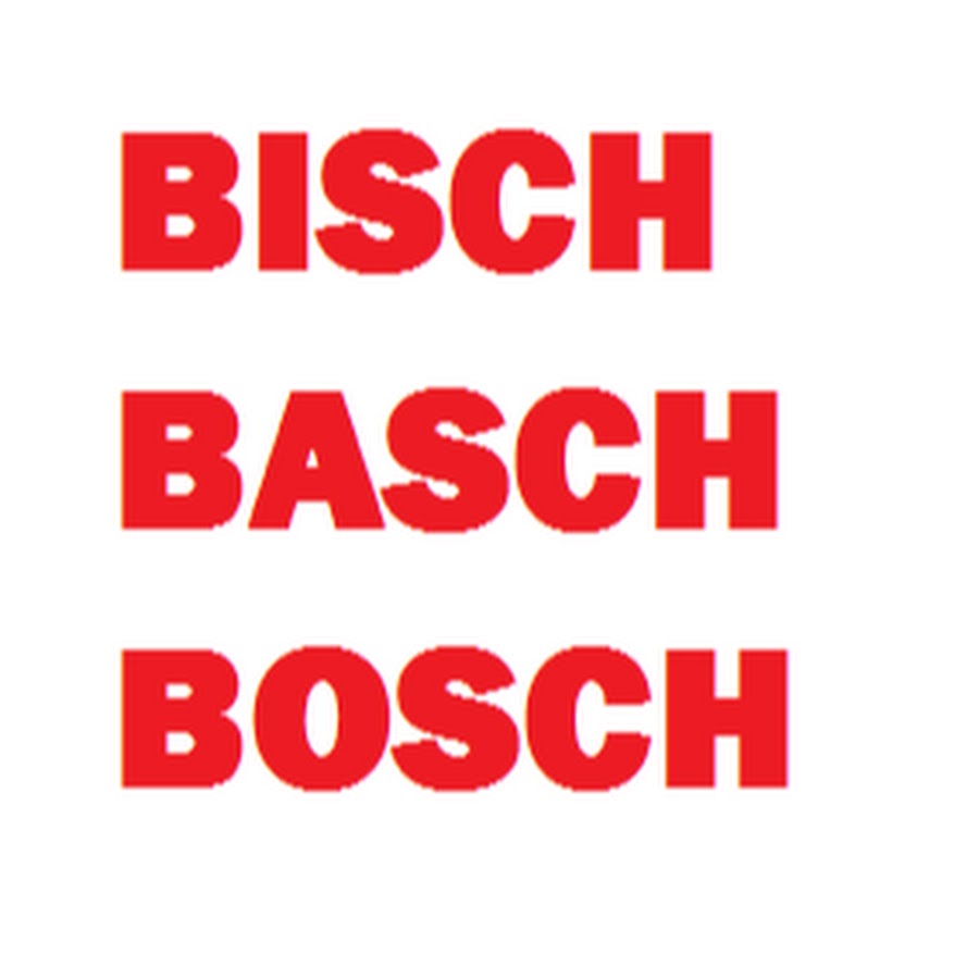 Bisch Basch Bosch YouTube