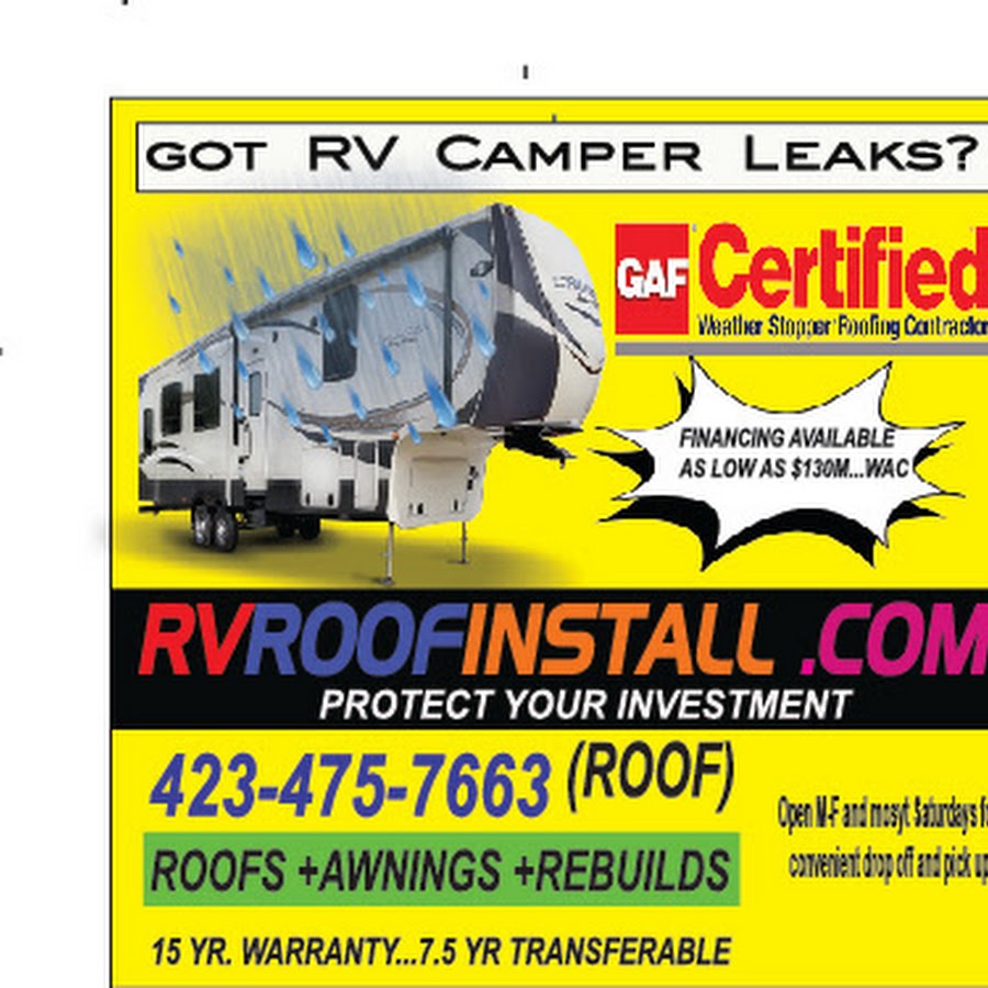 RV ROOF INSTALL