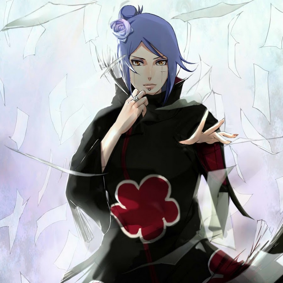 Konan akatsuki naruto narutoshippuden sticker by @xchikara