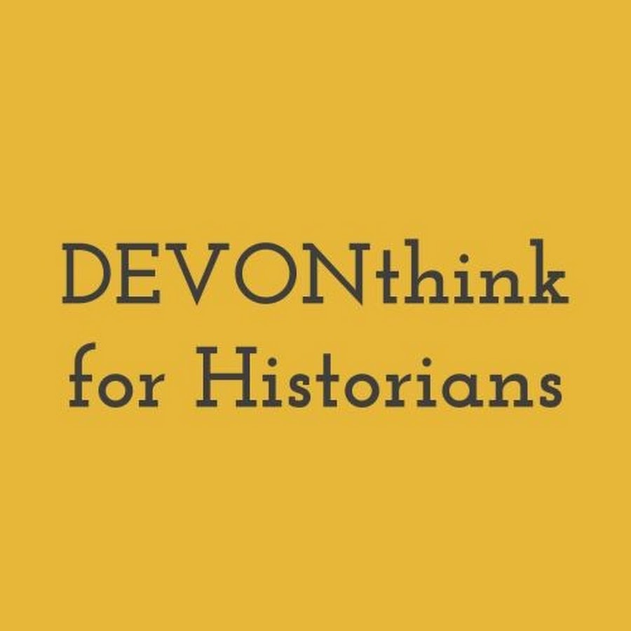 DEVONThink for Historians