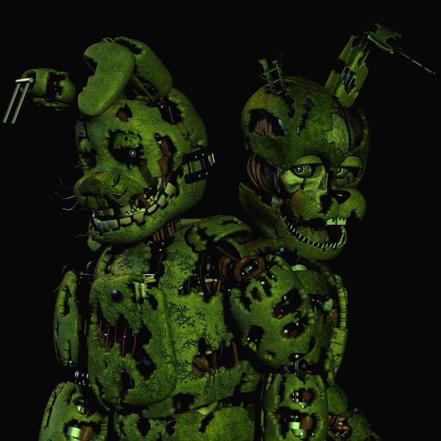 Как выглядит спрингтрап внутри Springtrap ve Scraptrap - YouTube