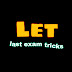 logo last exam Tricks