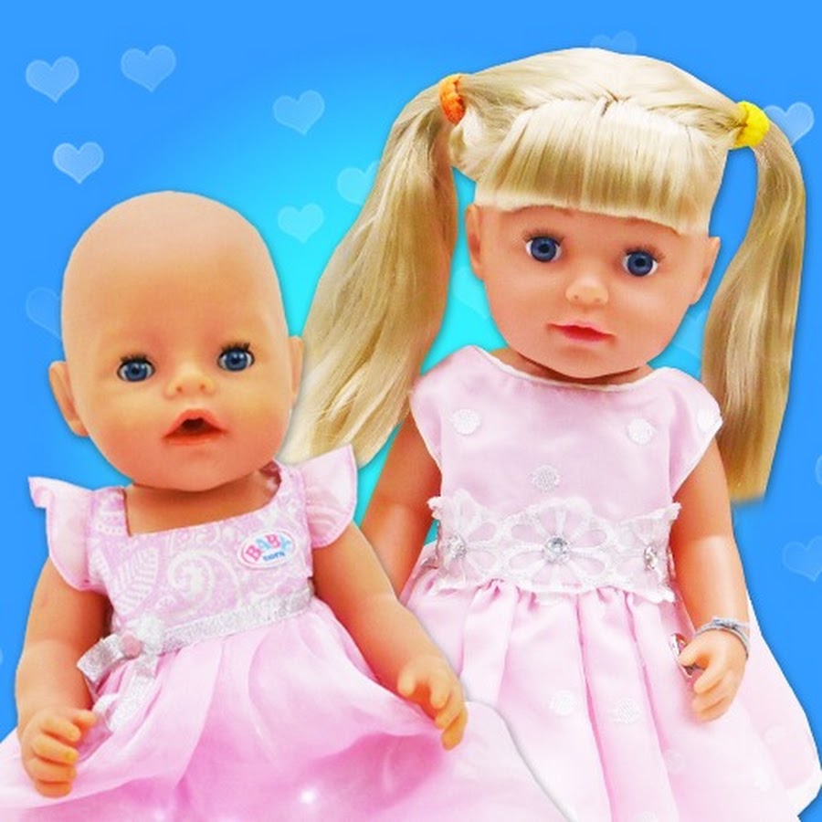 Кукла для девочки Наша Игрушка игоровой набор Мама с пупсом всего 5 предметов