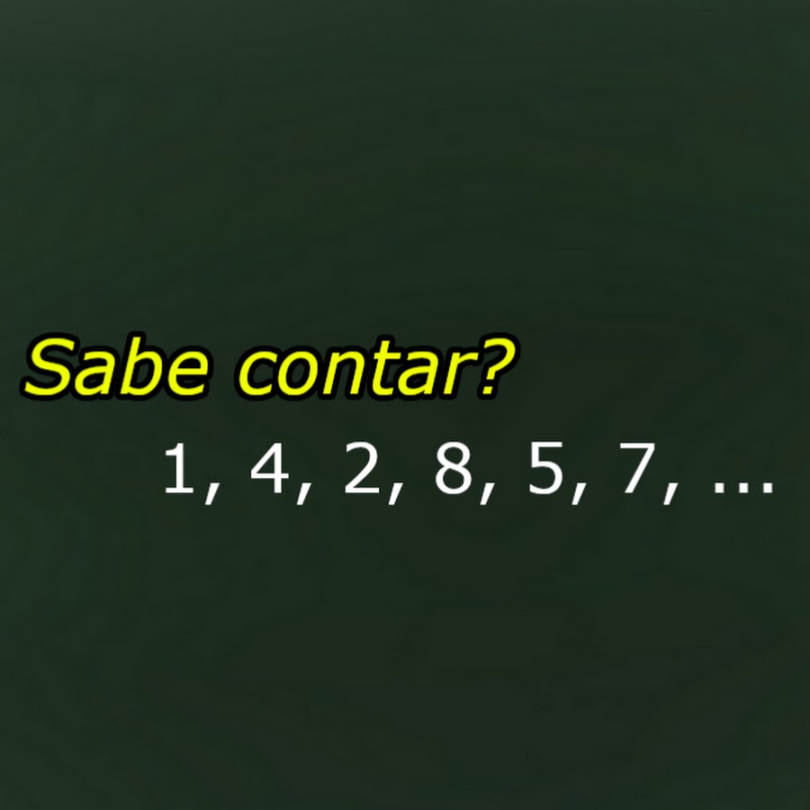 Sabe contar?