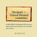 1Goodnews 1Gospel