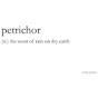 Petrichor