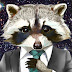 logo Raccoon Cartoon