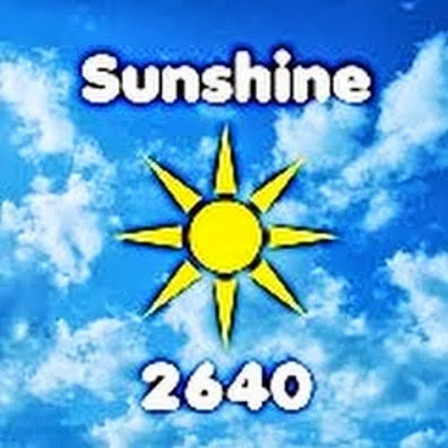 Sunshine2640 - YouTube Sunshine2640