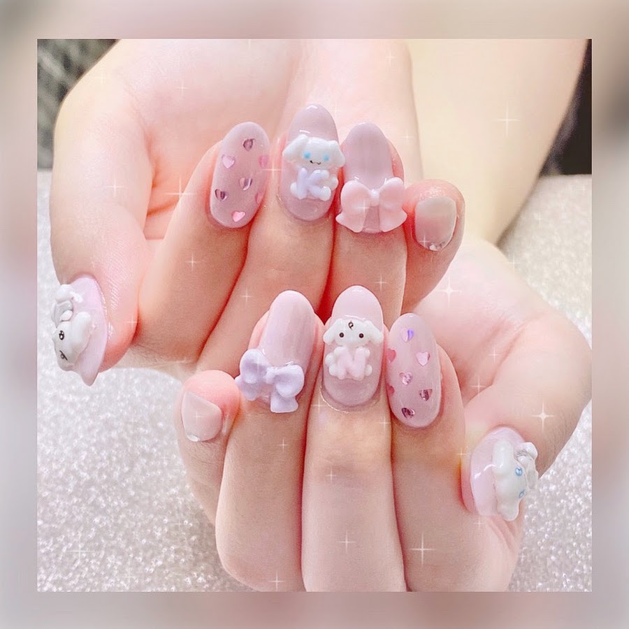 nail salon lulu ネイルサロンルル簡単なセルフネイルや流行ネイルetc - YouTube