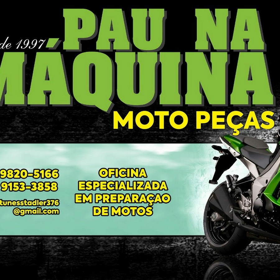 pau na maquina preparações canal alemão motos - YouTube