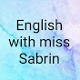 English with miss Sabrin