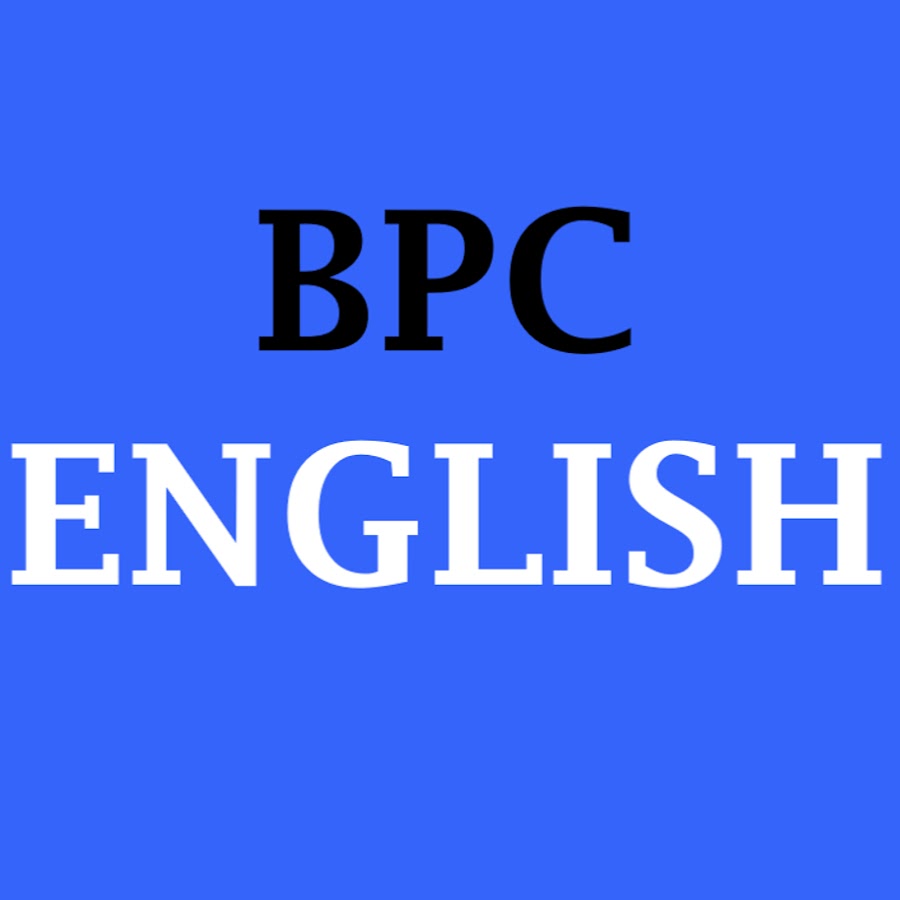 BPC English @BPCEnglish