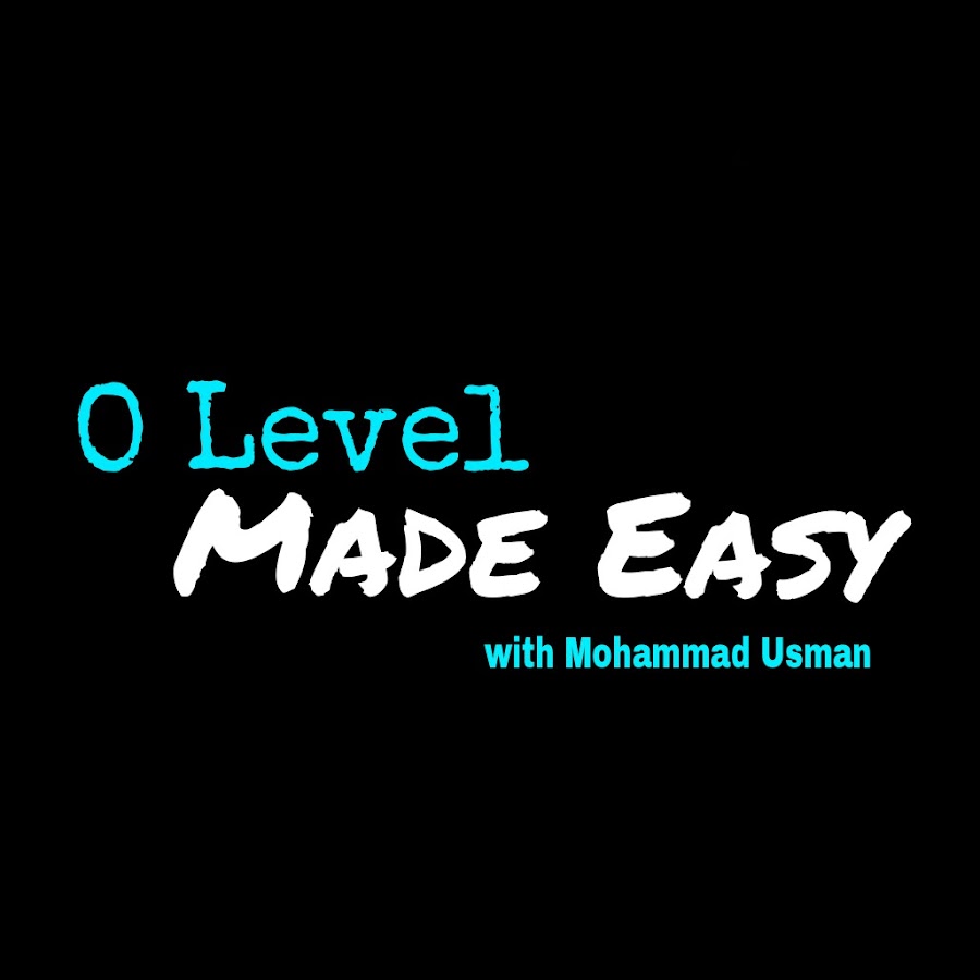 O Level Made Easy @OLevelMadeEasy