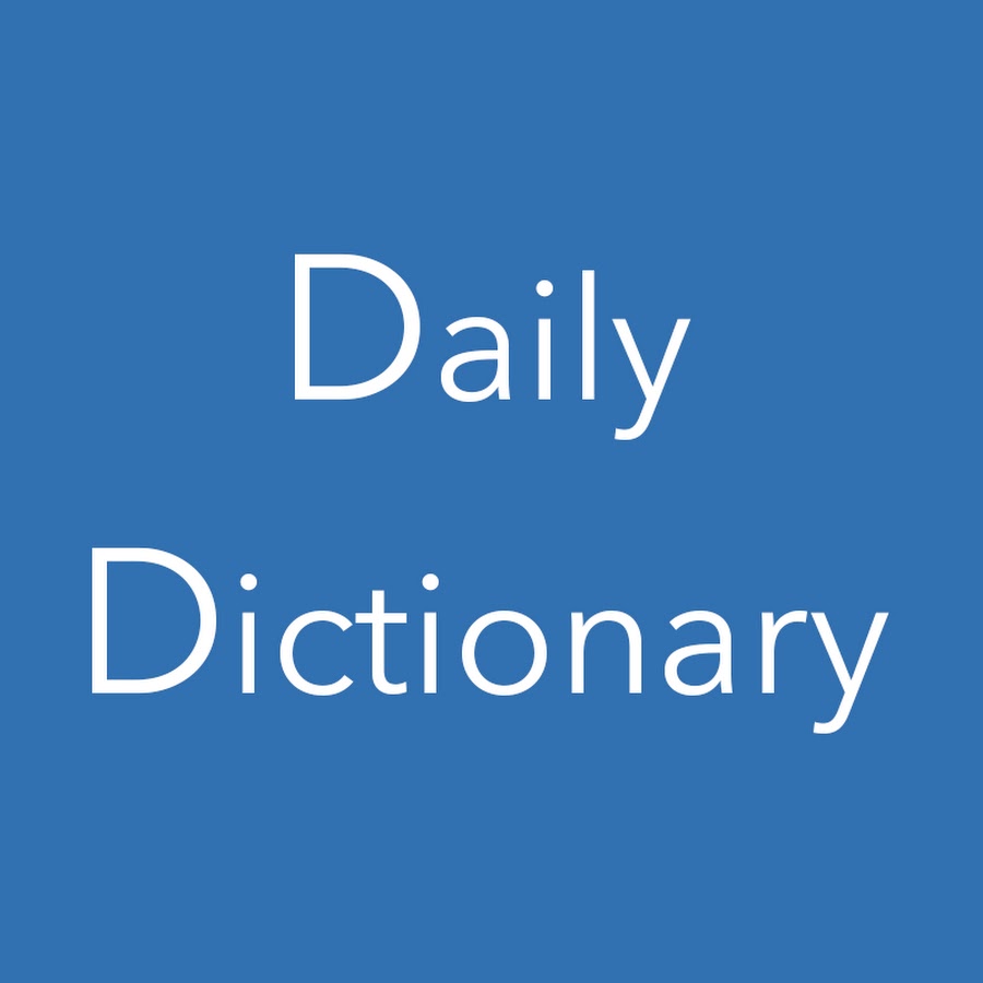 Daily Dictionary Word