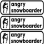 Angry Snowboarder