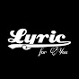 Lyrics for You